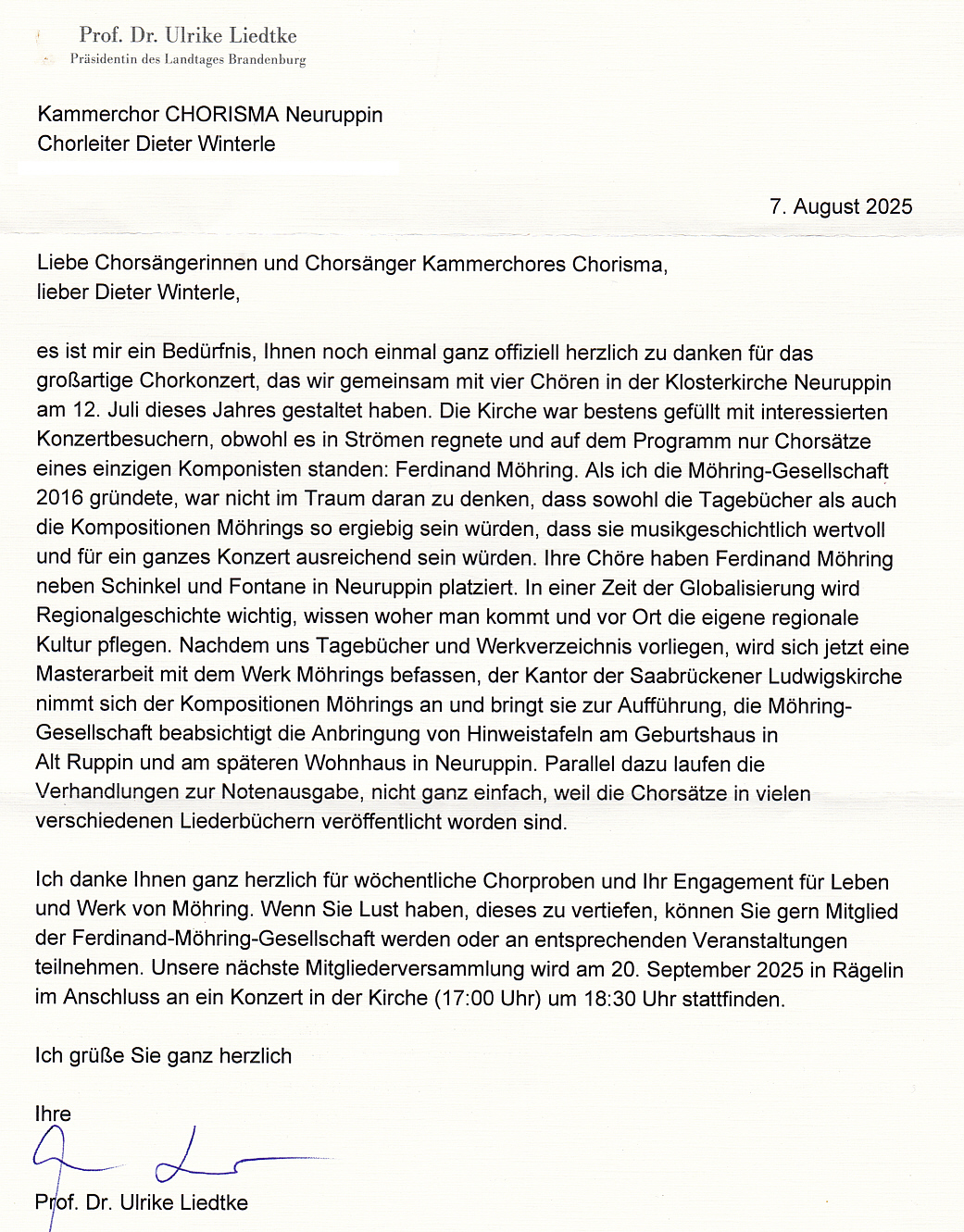 Möhring-Brief